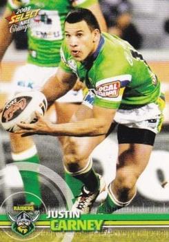 2009 Select NRL Champions #38 Justin Carney Front